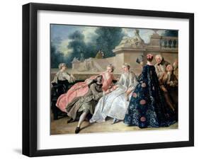 Declaration of Love, 1731-Jean Francois de Troy-Framed Giclee Print