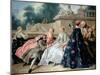 Declaration of Love, 1731-Jean Francois de Troy-Mounted Giclee Print