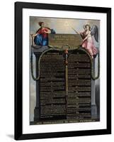 Declaration of the Rights of Man and Citizen, 1789-null-Framed Giclee Print