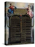 Declaration of the Rights of Man and Citizen, 1789-null-Stretched Canvas