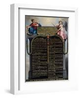 Declaration of the Rights of Man and Citizen, 1789-null-Framed Giclee Print