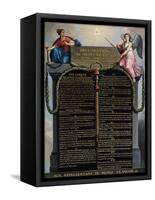 Declaration of the Rights of Man and Citizen, 1789-null-Framed Stretched Canvas