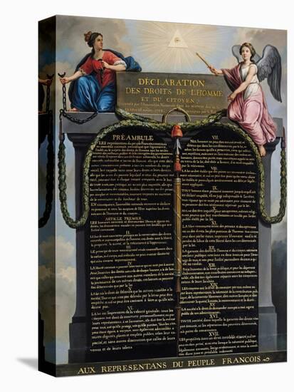 Declaration of the Rights of Man and Citizen, 1789-null-Stretched Canvas