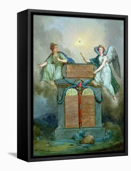 Declaration of the Rights of Man and the Citizen-null-Framed Stretched Canvas