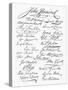 Declaration: Signatures-null-Stretched Canvas