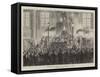 Declaring the Result of the Plebiscite in Paris-Godefroy Durand-Framed Stretched Canvas