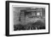 Declaring the Result of the Poll During the General Election, Leeds, West Yorkshire, 1880-null-Framed Giclee Print