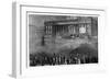 Declaring the Result of the Poll During the General Election, Leeds, West Yorkshire, 1880-null-Framed Giclee Print