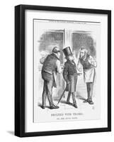 Declined with Thanks; or the Rival Touts, 1867-John Tenniel-Framed Giclee Print