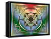 Deco 1 Frame 2-Art Deco Designs-Framed Stretched Canvas