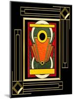 Deco 18 Frame 5-Art Deco Designs-Mounted Giclee Print