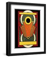 Deco 22-Art Deco Designs-Framed Giclee Print