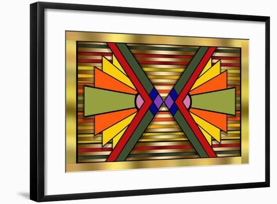 Deco 24-Art Deco Designs-Framed Giclee Print