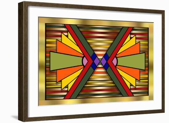 Deco 24-Art Deco Designs-Framed Giclee Print