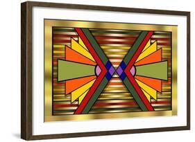 Deco 24-Art Deco Designs-Framed Giclee Print