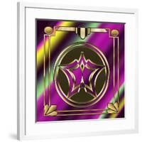 Deco 25 Frame 1-Art Deco Designs-Framed Giclee Print