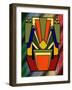 Deco 26 on Glass-Art Deco Designs-Framed Giclee Print