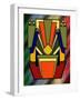 Deco 26 on Glass-Art Deco Designs-Framed Giclee Print