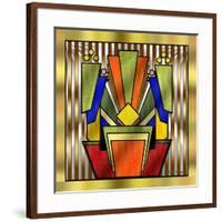 Deco 26B-Art Deco Designs-Framed Giclee Print