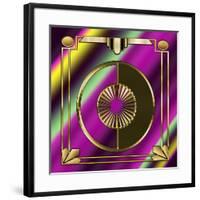 Deco 27 Frame 1-Art Deco Designs-Framed Giclee Print