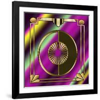 Deco 27 Frame 1-Art Deco Designs-Framed Giclee Print