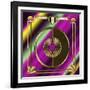 Deco 27 Frame 1-Art Deco Designs-Framed Giclee Print