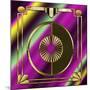 Deco 27 Frame 1-Art Deco Designs-Mounted Giclee Print