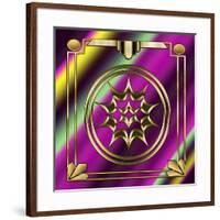 Deco 29 Frame 1-Art Deco Designs-Framed Giclee Print