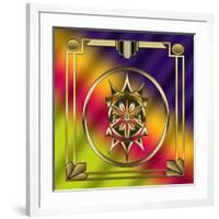 Deco 37 Frame 1-Art Deco Designs-Framed Giclee Print