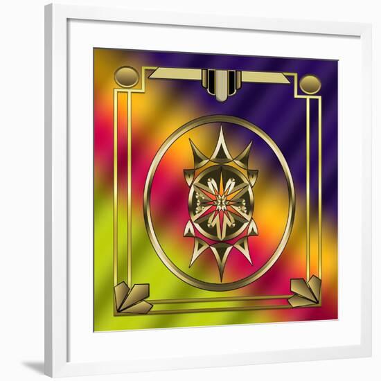 Deco 37 Frame 1-Art Deco Designs-Framed Giclee Print