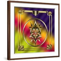 Deco 37 Frame 1-Art Deco Designs-Framed Giclee Print