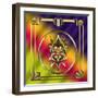 Deco 37 Frame 1-Art Deco Designs-Framed Giclee Print