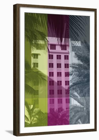 Deco Beach II-Tony Koukos-Framed Giclee Print