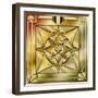 Deco Brass 2 Frame 1-Art Deco Designs-Framed Giclee Print