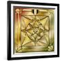 Deco Brass 2 Frame 1-Art Deco Designs-Framed Giclee Print