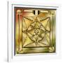 Deco Brass 2 Frame 1-Art Deco Designs-Framed Giclee Print