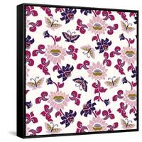 Deco Butterfly-null-Framed Stretched Canvas