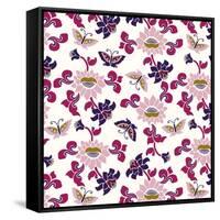 Deco Butterfly-null-Framed Stretched Canvas