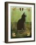 Deco Cat 1 Frame 1-Art Deco Designs-Framed Giclee Print
