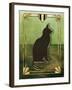 Deco Cat 1 Frame 1-Art Deco Designs-Framed Giclee Print