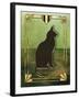 Deco Cat 1 Frame 1-Art Deco Designs-Framed Giclee Print