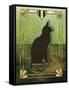 Deco Cat 1 Frame 1-Art Deco Designs-Framed Stretched Canvas