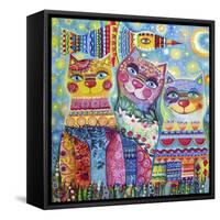 Deco Cats-Oxana Zaika-Framed Stretched Canvas