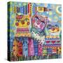 Deco Cats-Oxana Zaika-Stretched Canvas