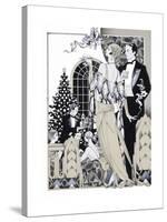 Deco Christmas-David Chestnutt-Stretched Canvas