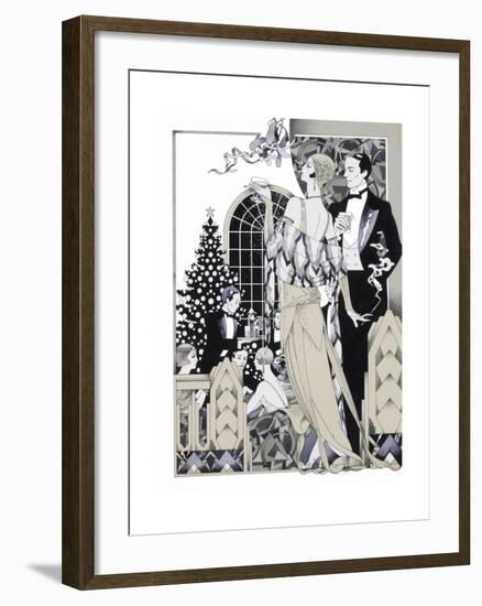 Deco Christmas-David Chestnutt-Framed Giclee Print