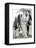 Deco Christmas-David Chestnutt-Framed Stretched Canvas