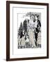 Deco Christmas-David Chestnutt-Framed Giclee Print