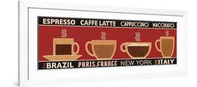 Deco Coffee Panel I-Pela Design-Framed Premium Giclee Print