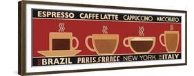 Deco Coffee Panel I-Pela Design-Framed Premium Giclee Print